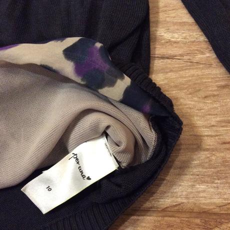 Svetřík s všitou halenkou, 38