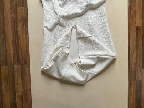 Nové bílé kombinované šaty, vel s, troll, s