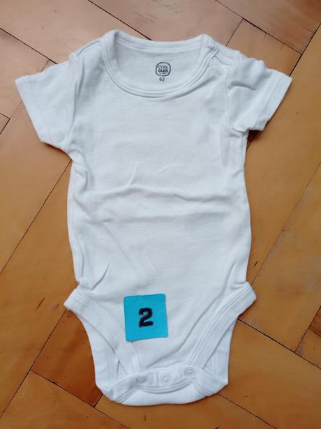 Body krátký rukáv 62-68 - užší, pro hubeňoury, h&m,62