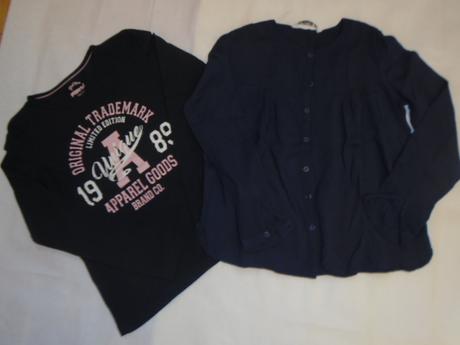 Tričko 2ks halenka vel 10/11 let 140/146, george,140