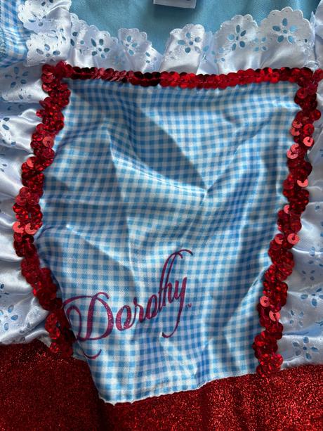 An2/ kostym dorotka ze země oz - v.5/6 let, 