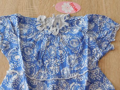 Dívčí letní šaty, wolf,110 / 116 / 122 / 134