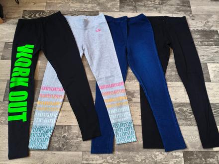 Legíny dívčí 4x vel.146-152/158, george,146