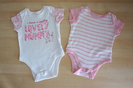 Set se 2 body s kratkým rukávem zn.f&f. vel.(3-6m), f&f,62