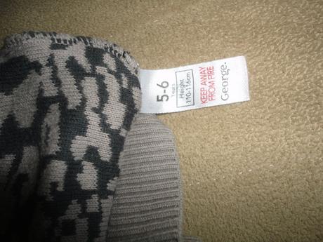 Bavlněný svetr/svetřík george, vel. 5/6 let, george,116