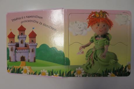 Říkanková knížka princezny - 4 ks puzzle,