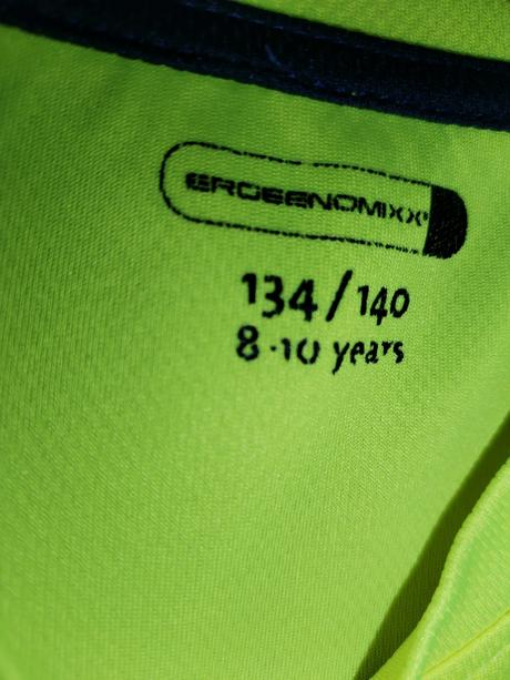 Sportovní triko neonové triko vel.134/140, 134