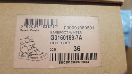 Barefoot zimní boty froddo tex, šedé, 36, froddo,36