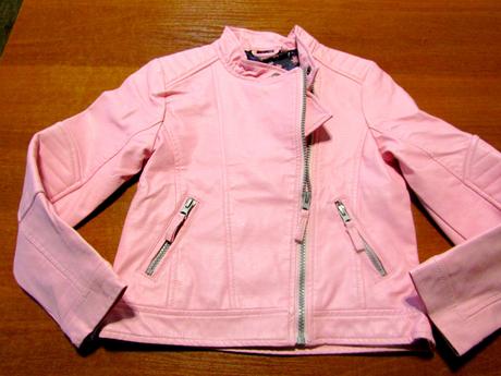Dívčí koženková bunda vel 116, 116