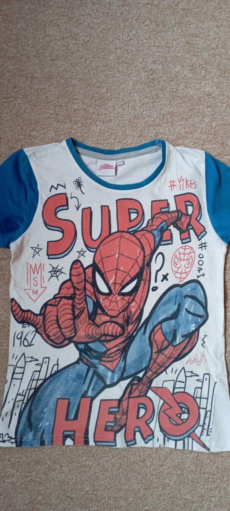 5x tričko vel."122-128", marvel,122