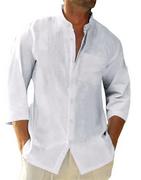 Letní pánská/chlapecká košile bavlna/len,, 170 / 176 / m / s / xl