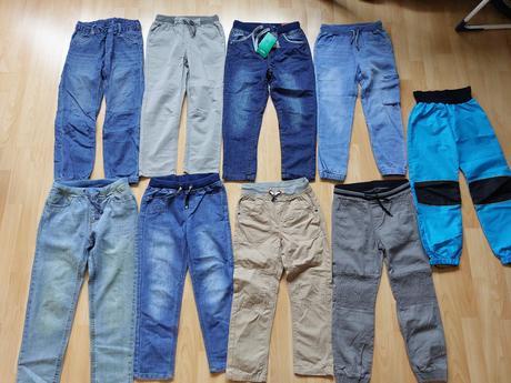 Džíny, rifle, kalhoty, vel. 128, některé nenošené, coccodrillo,128