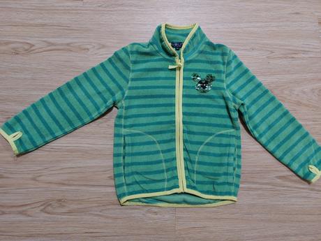 Fleecová mikina wolf s flitrami vel.110, wolf,110