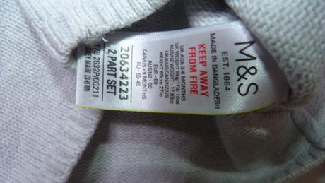 Bavlněný svetřík se zajíčkem vel.68, marks & spencer,68