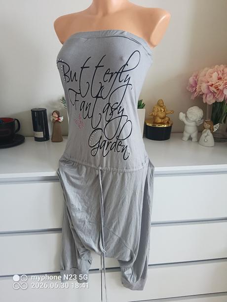 Baggy overal zn."x.d" vel."l/xl" šedá, l