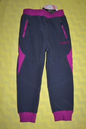 Jarní softshellové kalhoty wolf na 2-3r., wolf,92