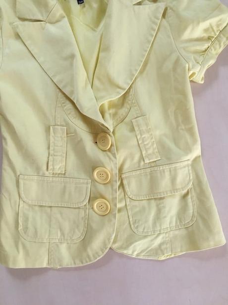 Žlutý top/sáčko, vel m, amisu, amisu,m