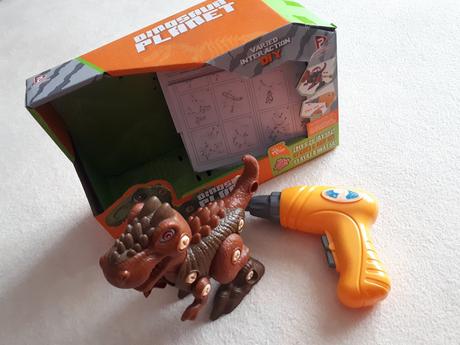 Dinosaurus šroubovací se šroubovákem na baterie,