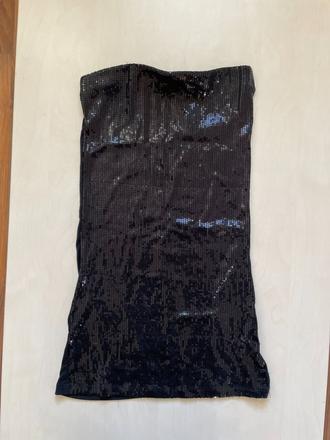 Flitr elastické minišaty na prsa nebo top, vel s,, terranova,s