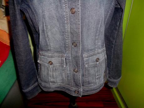 Džínové elastické sako - bunda, 40