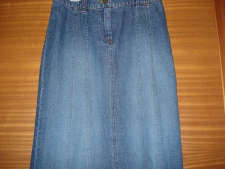 Jako nová, dlouhá riflová sukeň z h&m vel.34-36, h&m,34