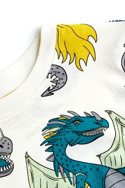 Dětské tričko s draky h&m bavlněné vel. 134/140, h&m,134 / 140