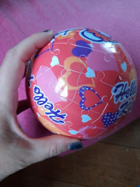 Hello kitty puzzle koule růžová, 