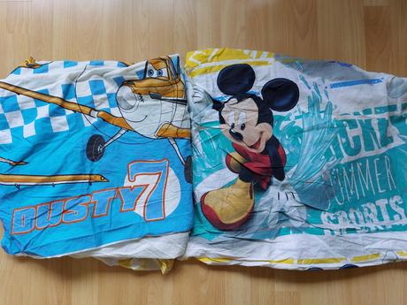 Dětské prostěradlo mickey a letadla, 90x200cm, 