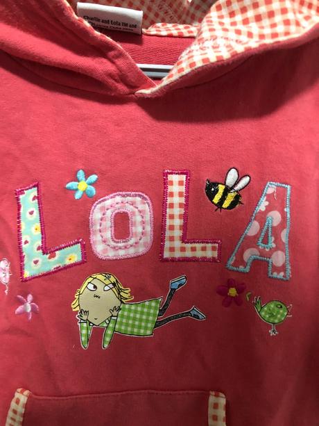 Červená mikina s lolou, 98