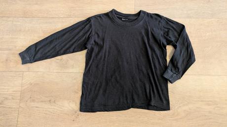 Černé bavlněné tričko vel. 110, 110