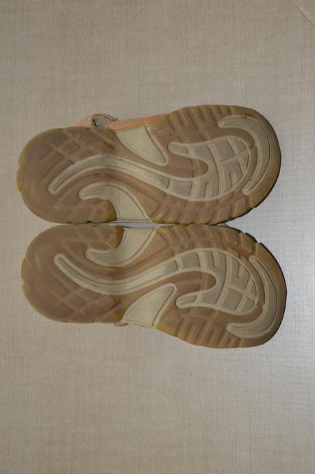 Béžové celokožené sandálky, santé,26