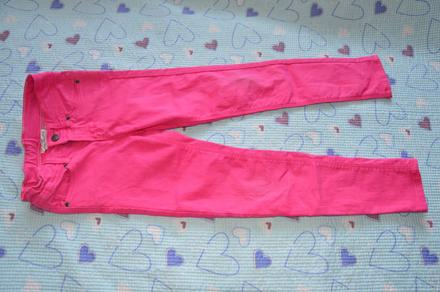 Elastické džíny rifle s regulací v pase, h&m,134