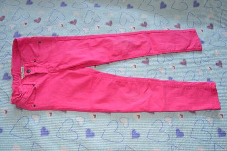 Elastické džíny rifle s regulací v pase, h&m,134