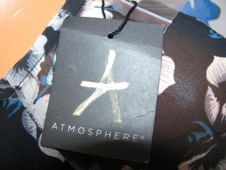 Tmavě modré mini šaty s květinovým vzorem, atmosphere,38
