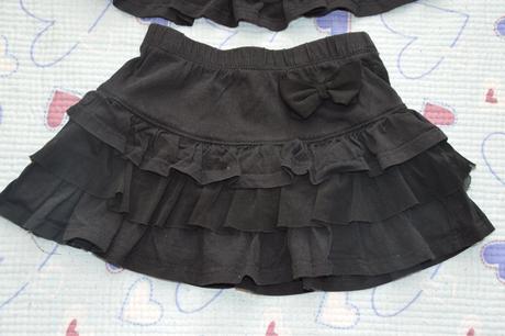 2x černá sukýnka sukně terranova, 98