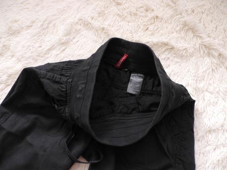 Cerne 3/4 kalhoty bavlněné h&m 34, h&m,xs