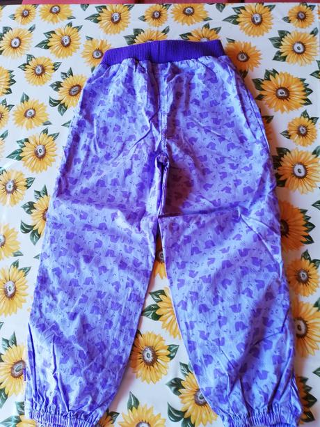 Kalhoty letní nabírané vel.110., fixoni,110