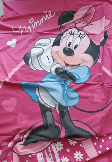 Bavlněné povlečení s minnie, šířka (cm): 130,délka (cm): 200