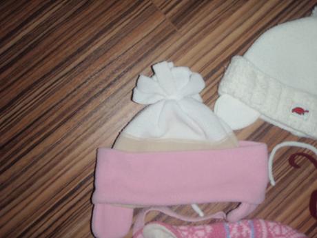 Zimní teploučké čepice 6-18 měsíců, 80