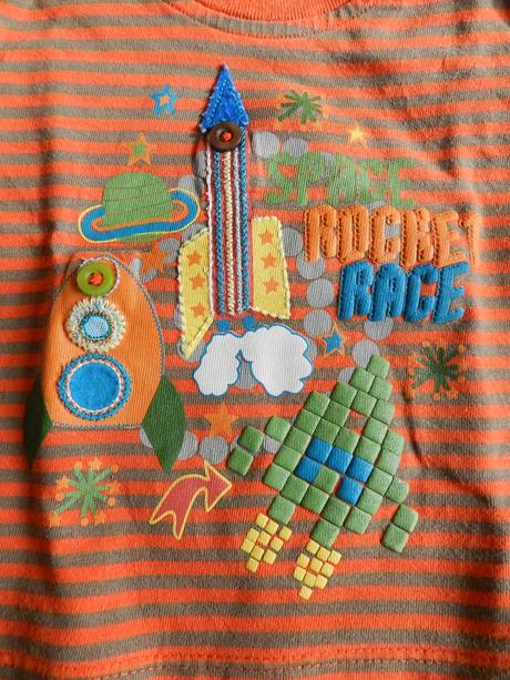 Triko dlouhý rukáv rakety, marks & spencer,80