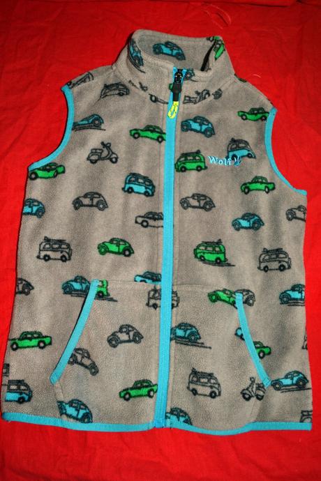 Fleece vesta na zip, v.116 wolf, wolf,116