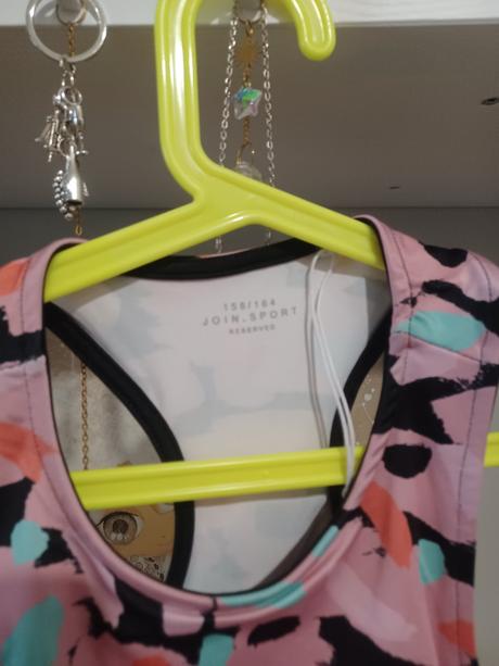 Sportovní top + čelenka reserved, 164