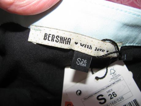 Elastické šaty kombinace černé světle modré,tyrkys, bershka,s