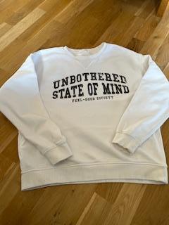 Smetanová bavlněná mikina s nápisem, mango,164