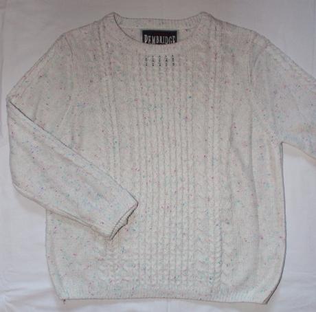 Al235. melírovaný svetr vel. 36, 36