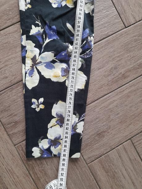 Květinové kalhoty zn. ff ke kotníkům, vel. 34., f&f,34