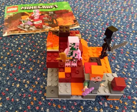 Lego minecraft 21139 - the nether fight., 