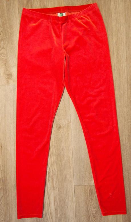 Sametové legíny benetton vel.170, benetton,170
