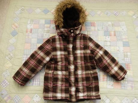 Kostkovaná zimní bunda dopodopo, vel. 110, dopodopo,110
