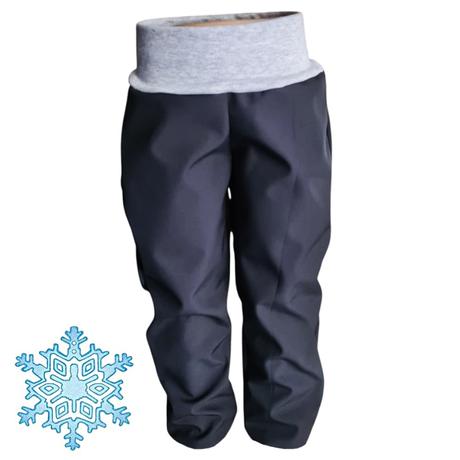 Zimní kalhoty s medvídkovou podšívkou, 80 - 152